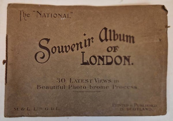The "national" souvenir album of London. 1910.