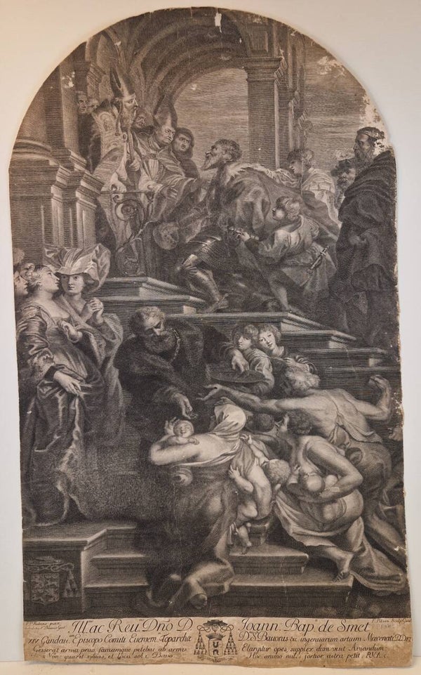 De bekeering van de Heilige Bavo. F.Pilsen 1730-1780