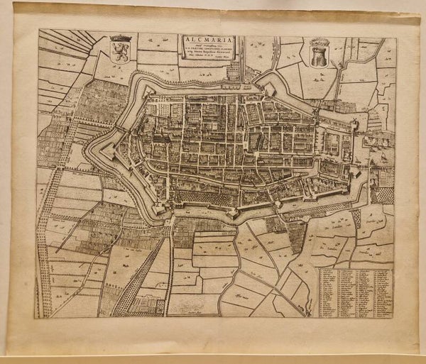 Alkmaar. Blaeu 1649.
