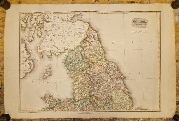 Engeland.  Noord en zuid gedeelte. Pinkerton 1812