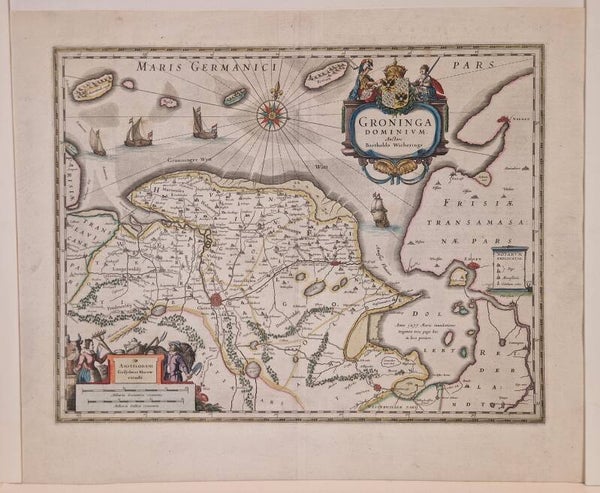 Groninga Dominium. Blaeu 1649.