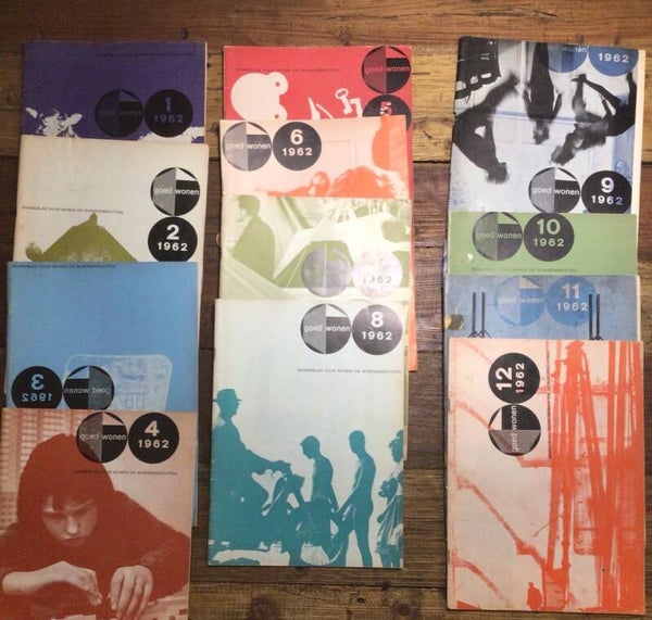 Gehele jaargang maandblad Goed Wonen, 1962