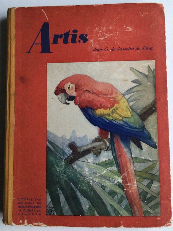 Plaatjesalbum Hille zn: Artis door G. De Josselin de Jong  , 1938
