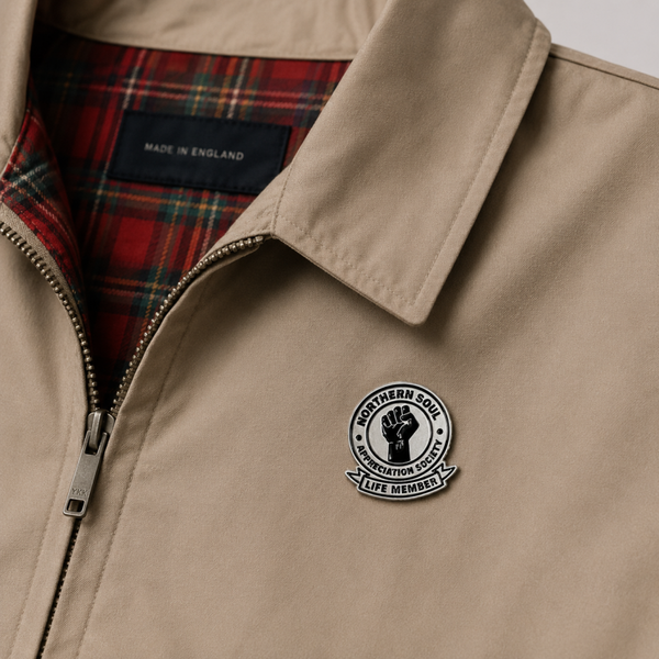 Northern Soul Appreciation Society Pin Badge