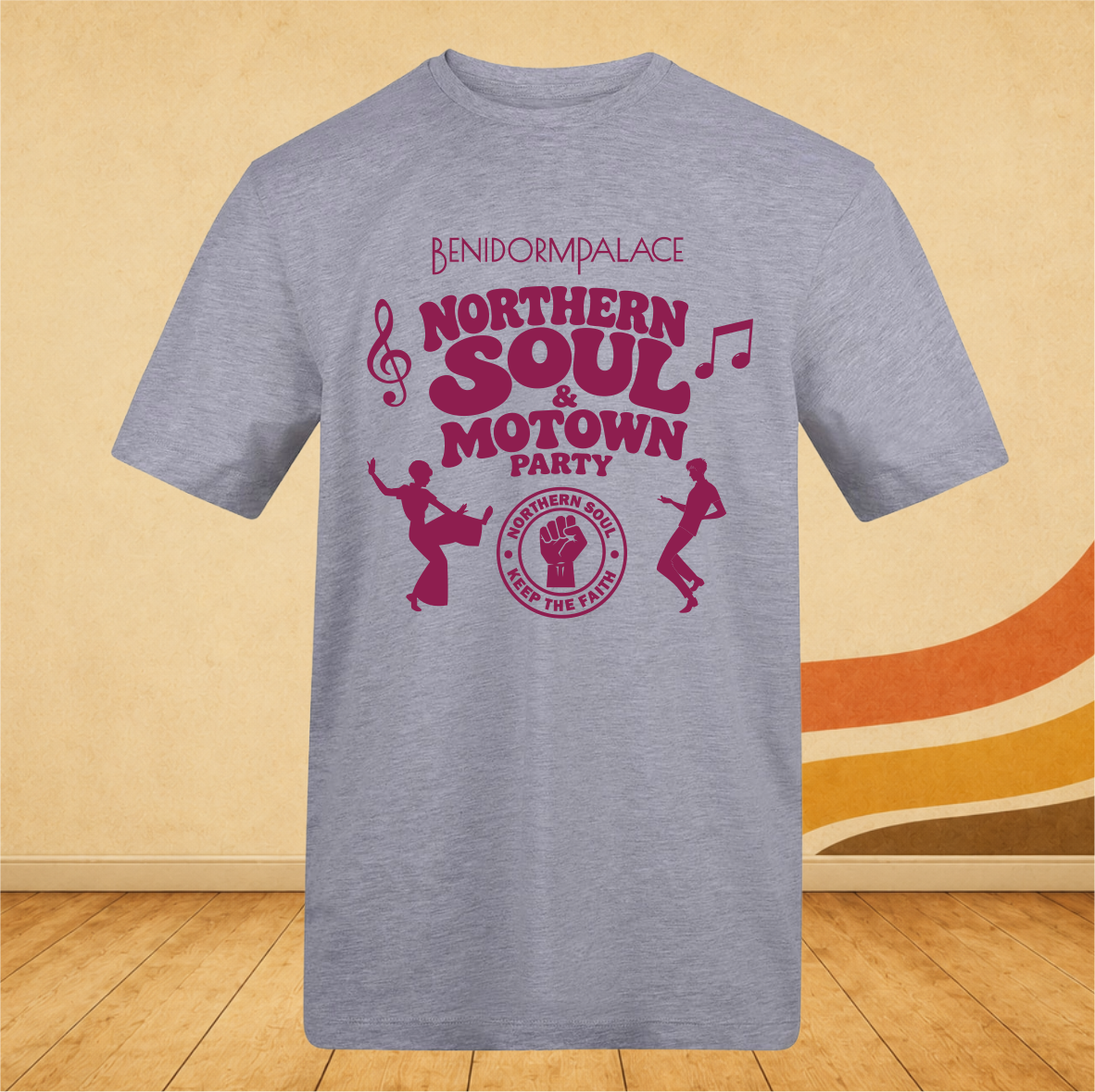 Benidorm Palace Northern Soul Party T-Shirt