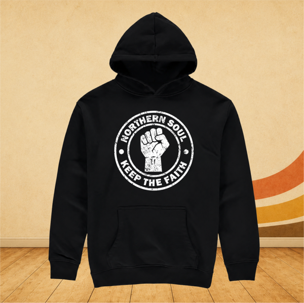 Northern Soul Distressed Hoodie