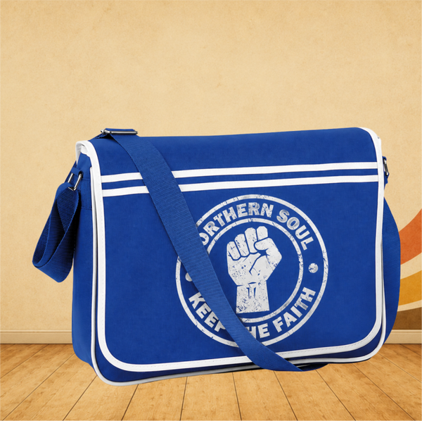 Northern Soul Distressed Messenger bag