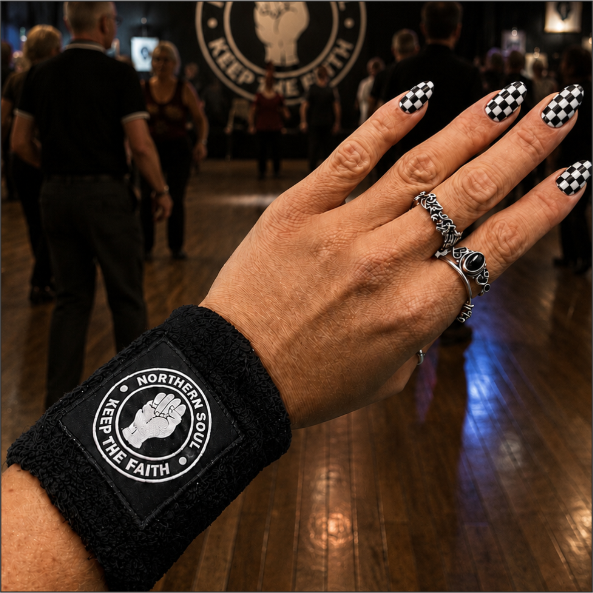 Northern Soul Sweat Wristband
