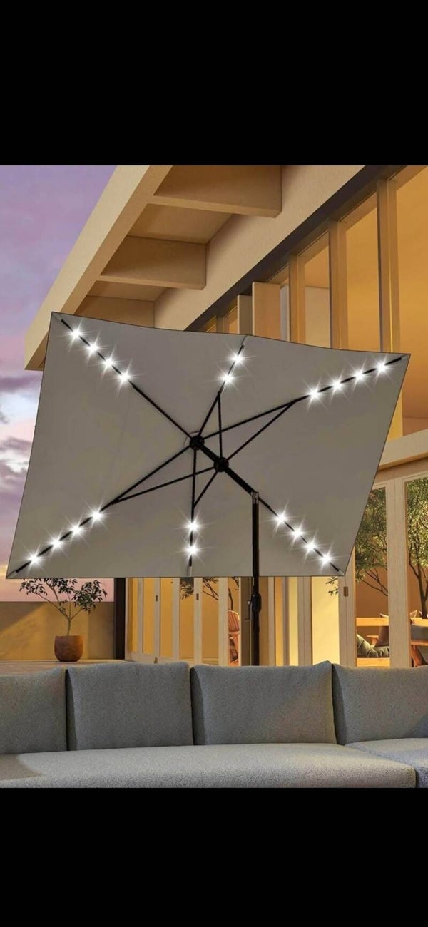 LED Patio Umbrella and Base