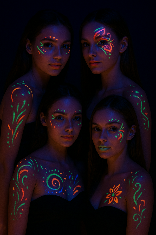 Body Paint and black light