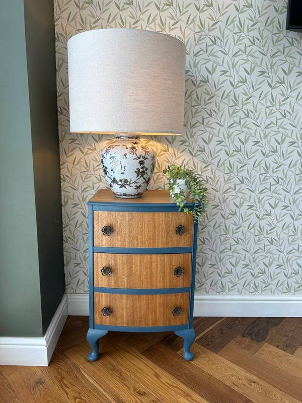 Vintage up-cycled small chest of drawers