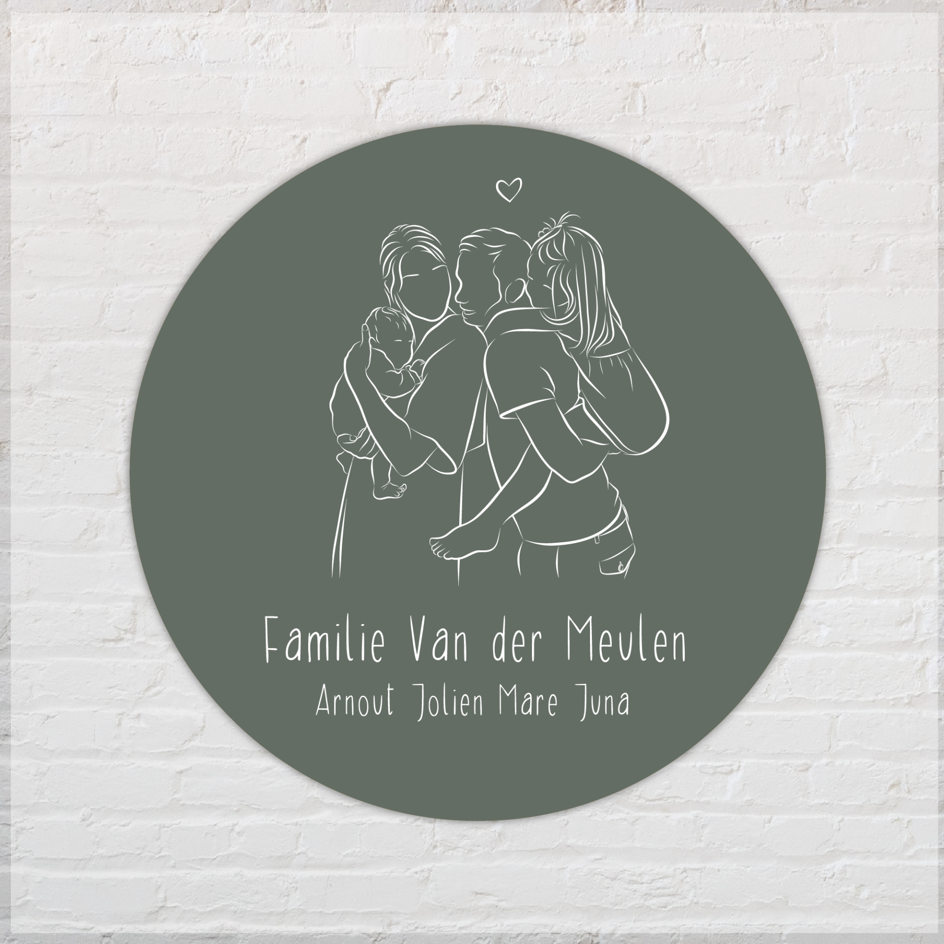 Leren sleutelhanger voor papa voor Vaderdag
