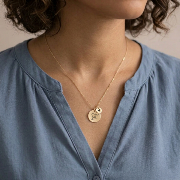 Ketting met eigen handschrift