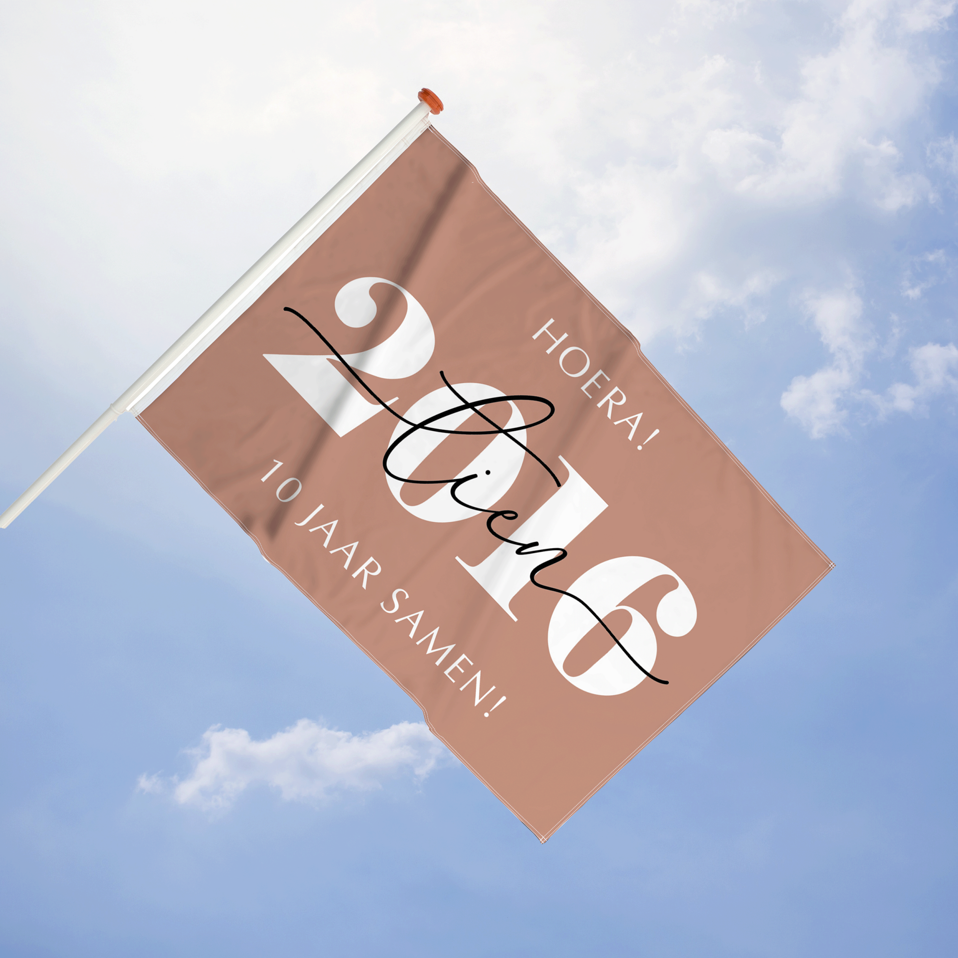 Vlag met jaartal