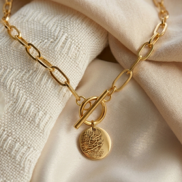 Ketting met vingerafdruk