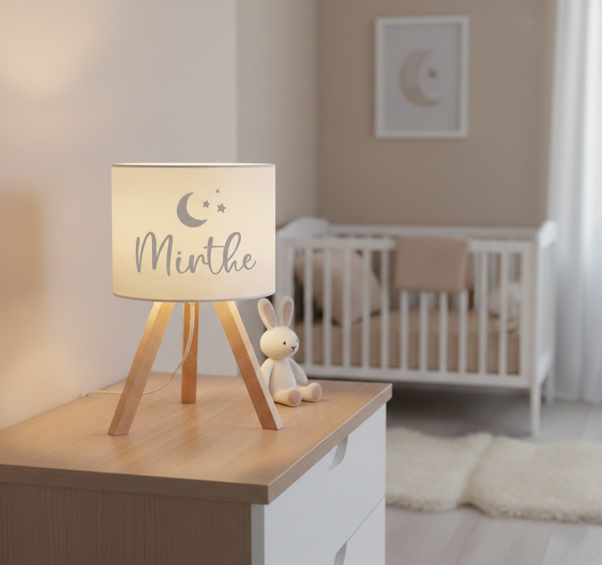 Bijzoner naambord met tekening van foto