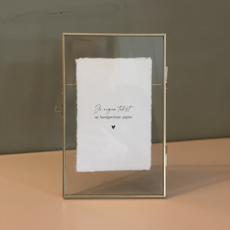 Lijstje met eigen tekst - L