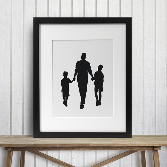 Silhouet illustratie | poster