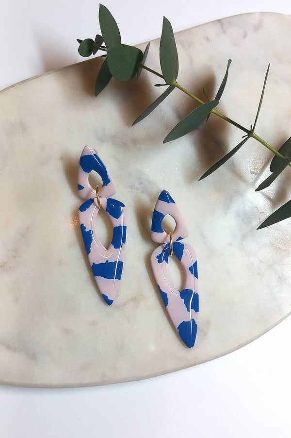 Light Pink & Cobalt