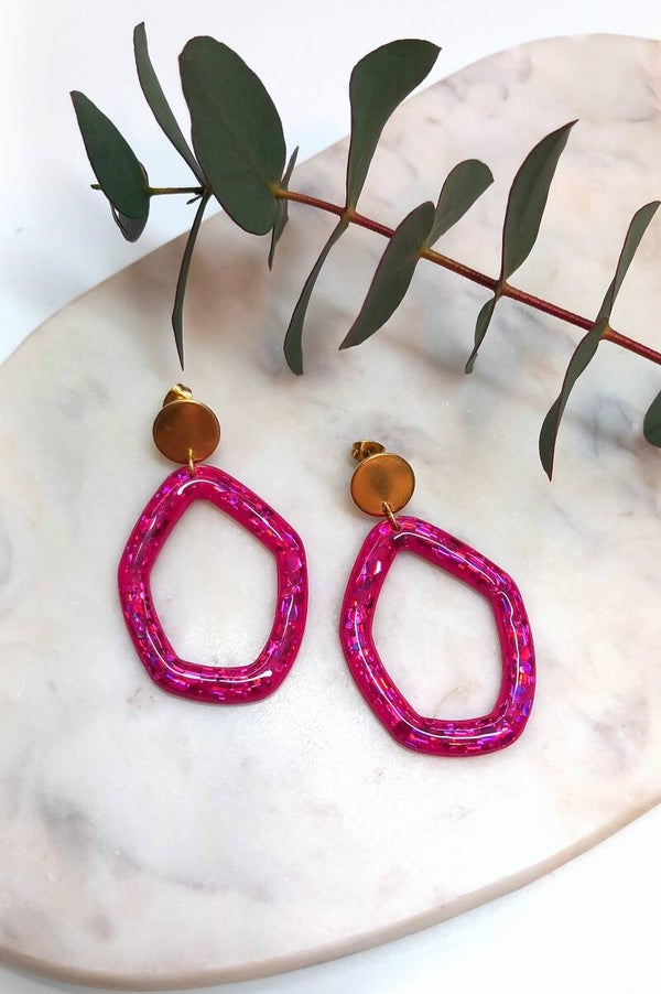 Fuchsia Glitter