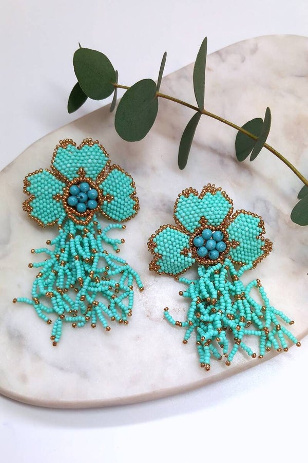Flower Turquoise