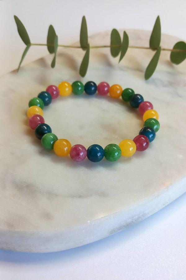 Color mix natural stone Beads 2