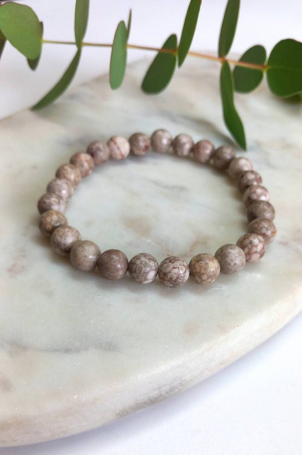 Natural Stone Beads - Shades of Beige
