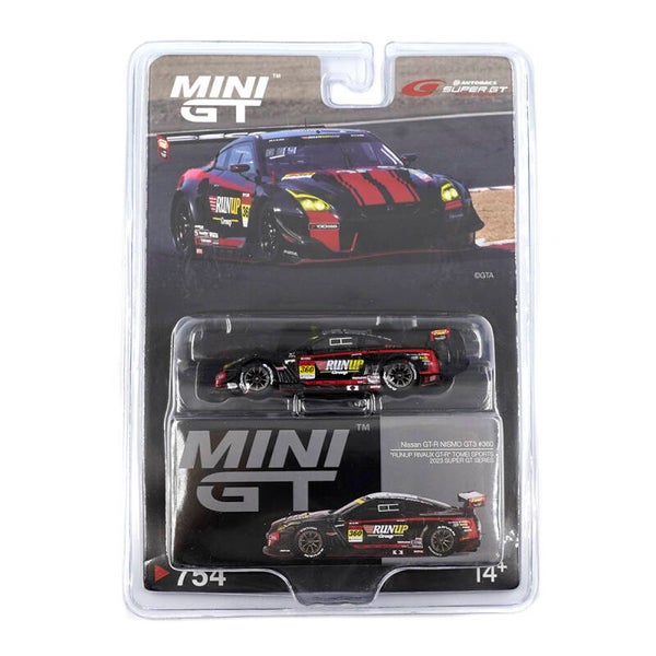 MINI GT 1/64 NISSAN GT-R NISMO GT3 #360 RUNUP RIVAUX GT-R TOMEI SPORTS 2023 SUPER GT SERIES