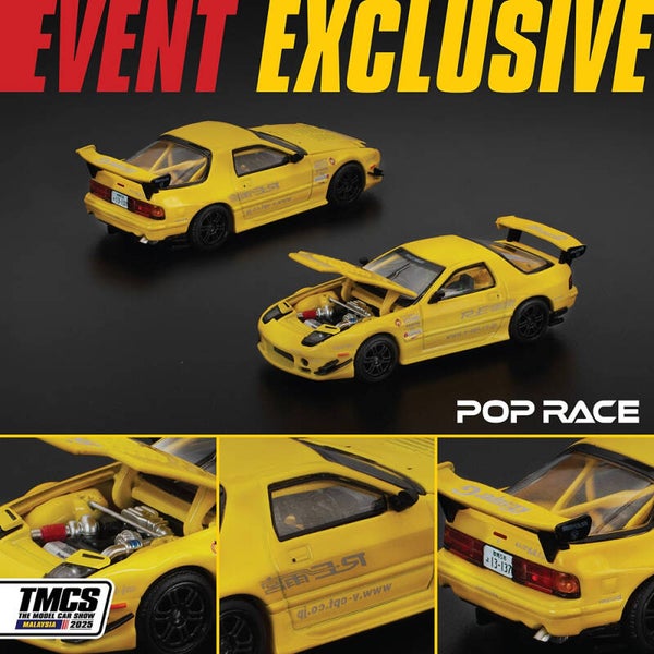 POP RACE 1/64 MAZDA RX-7 FD3S RE-AMEMIYA TMCS 2025 EVENT EXCLUSIVE