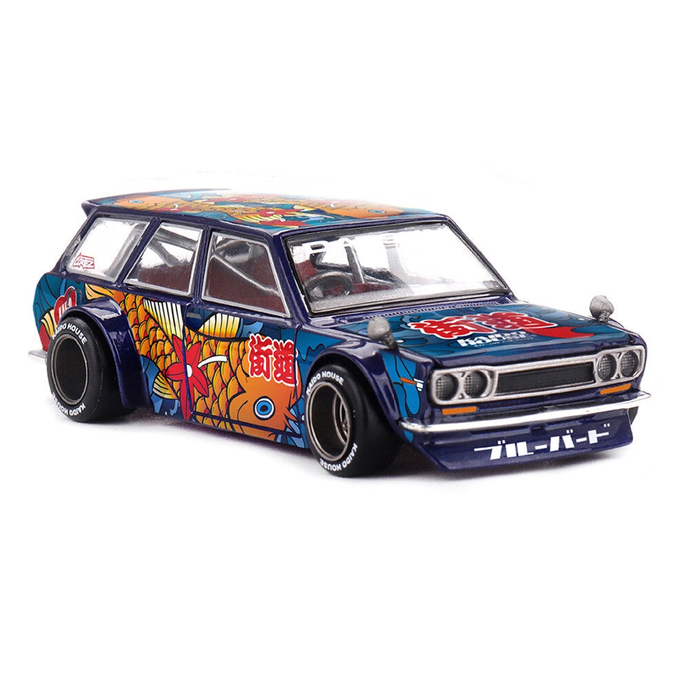 # PRE ORDER # KIADO HOUSE x MINI GT 1/64 DATSUN 510 WAGON KD1 WAGON V1