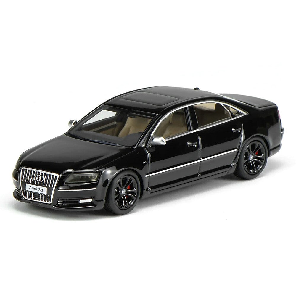 MOTORHELIX 1/64 AUDI S8 2008 BLACK