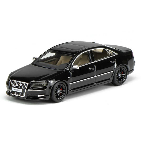 MOTORHELIX 1/64 AUDI S8 2008 BLACK