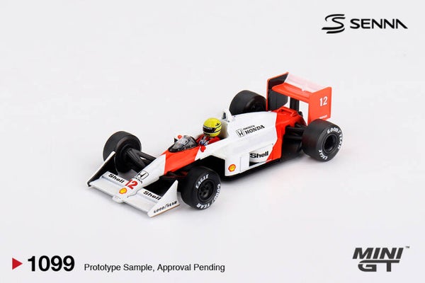 MINI GT 1/64 F1 MCLAREN MP4/4 #11 AYRTON SENNA 1988 JAPAN GRAND PRIX WINNER