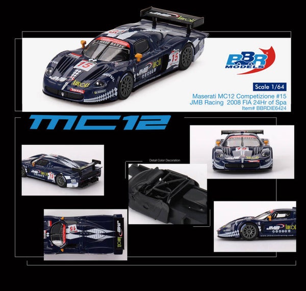 BBR 1/64 MASERATI MC 12 COMPETIZIONE