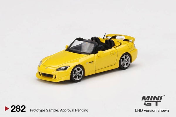 MINI GT 1/64 HONDA S2000 TYPE S INDY YELLOW PEARL R.H.D