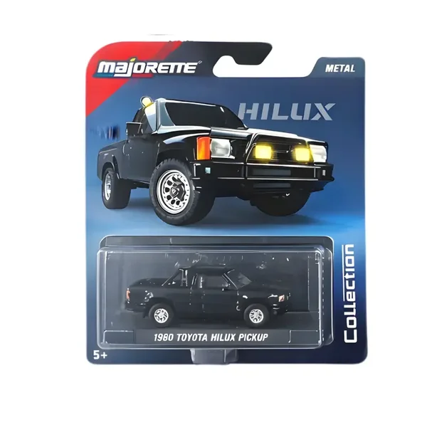MAJORETTE 1/64 1985 TOYOTA HYLUX SR5 PICKUP IN BLACK