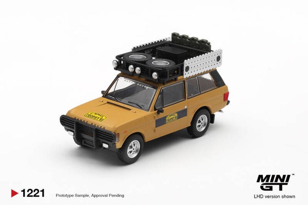 MINI GT 1/64 RANGE ROVER 1981 CAMEL TROPHY SUMATRA