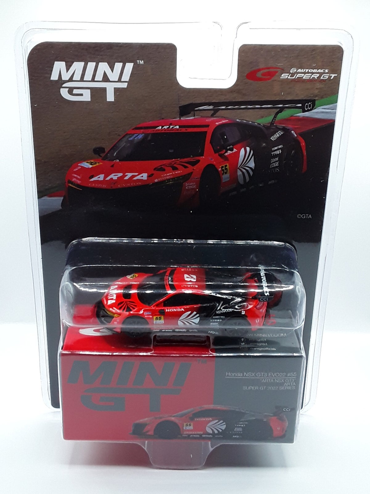 MINI GT 1/64 ACURA NSX GT3 EVO22 #93 ARTA 2022 SUPER GT SERIES | www ...