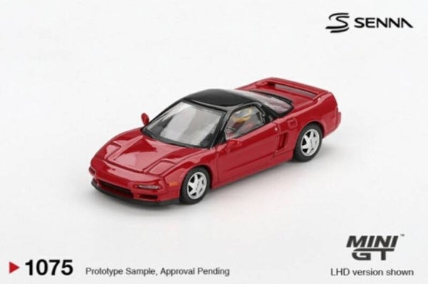 ☆ PRE ORDER ☆ MINI GT 1/64 HONDA NSX PROTOTYPE MIDSHIP SPORTS 1989 WITH AYRTON SENNA FIGURE