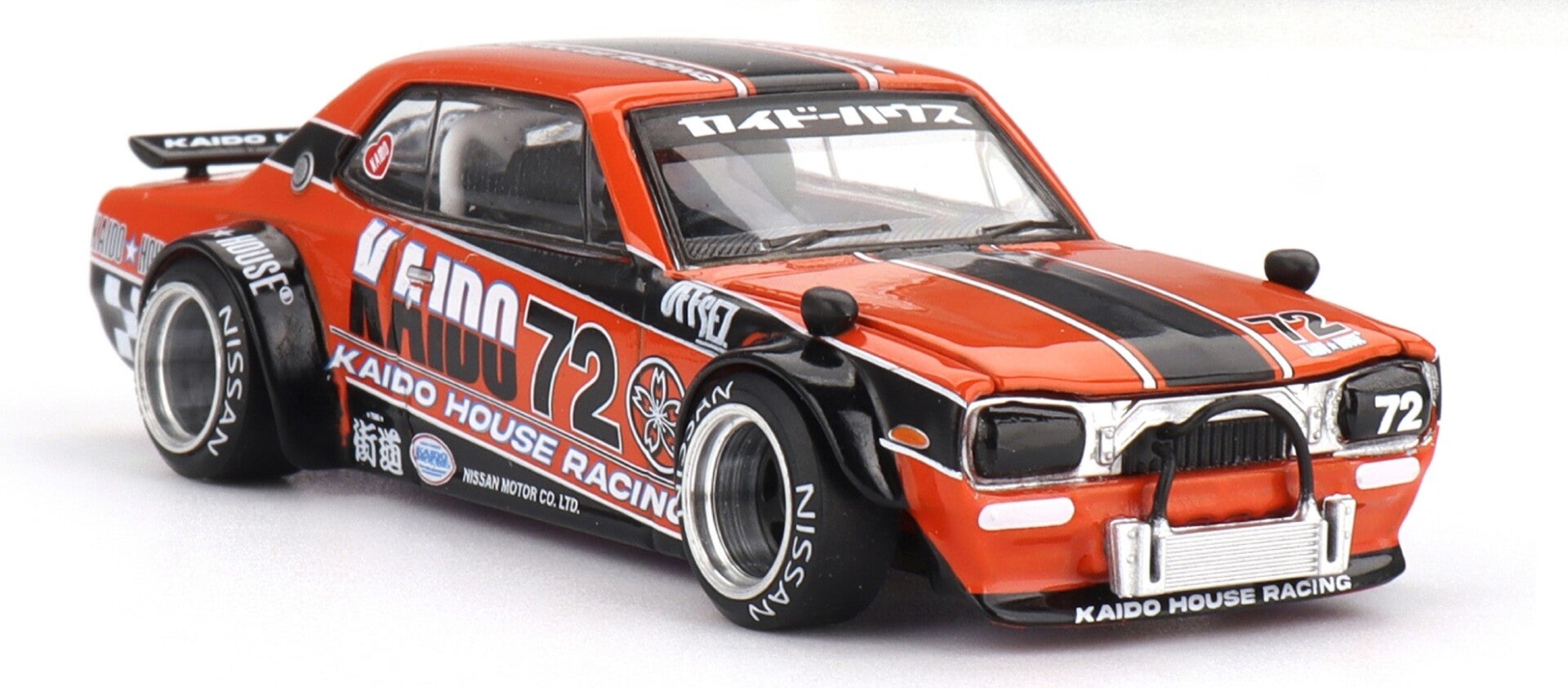 KAIDO HOUSE x MINI GT 1/64 NISSAN SKYLINE 2000GT-R  KPGC10 KAIDO HOUSE RACING V1