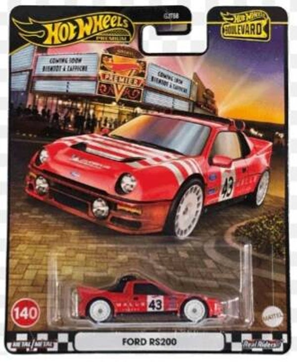 HOT WHEELS PREMIUM 1/64 BOULEVARD FORD RS200