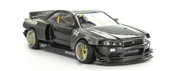 MINI GT 1/64 KIADO HOUSE NISSAN SKYLINE GT-R R34 GREDDY V2