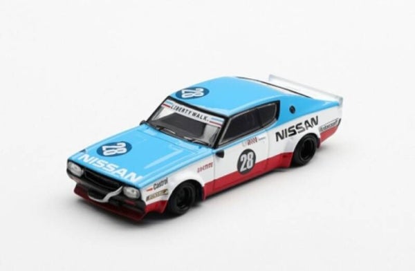 MINI GT 1/64 NISSAN SKYLINE KENMERI LIBERTY WALK NISSAN RACING 75' CONCEPT R.H.D