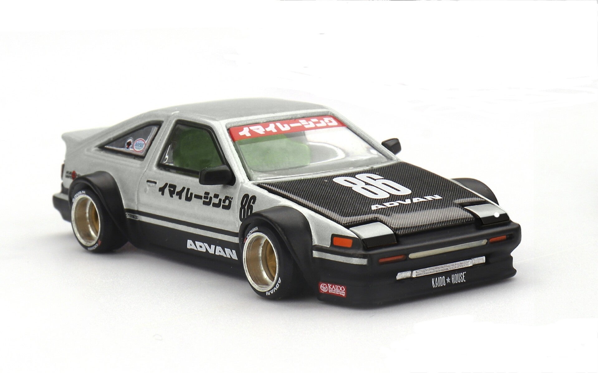 MINI GT 1/64 KIADO HOUSE TOYOTA AE86 SPRINTER TRUENO KIADO STREET V2