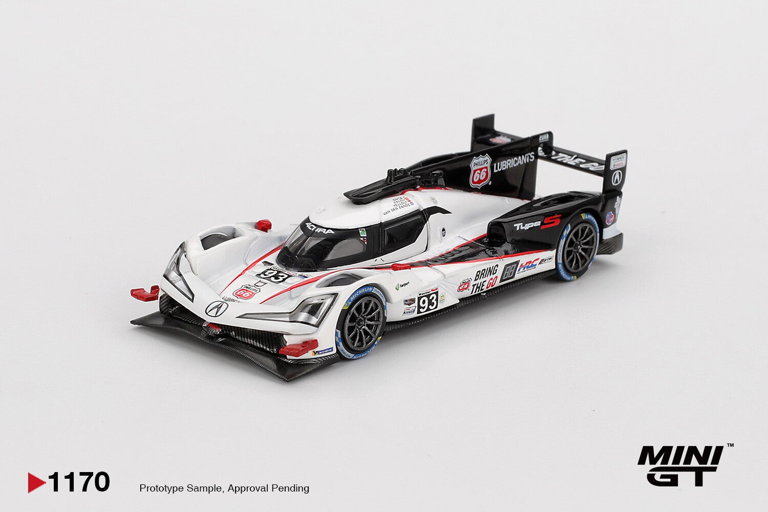MINI GT 1/64 IMSA 2023 ACURA ARX-06 GTP #60 MEYER SHANK RACING DAYTONA 24HRS WINNER