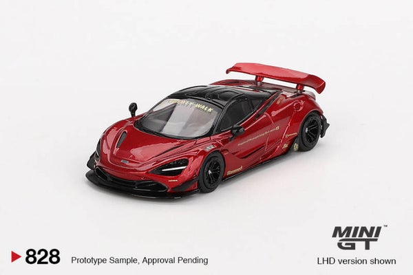 MINI GT 1/64 McLAREN 720S LB WORKS GEM RED RHD