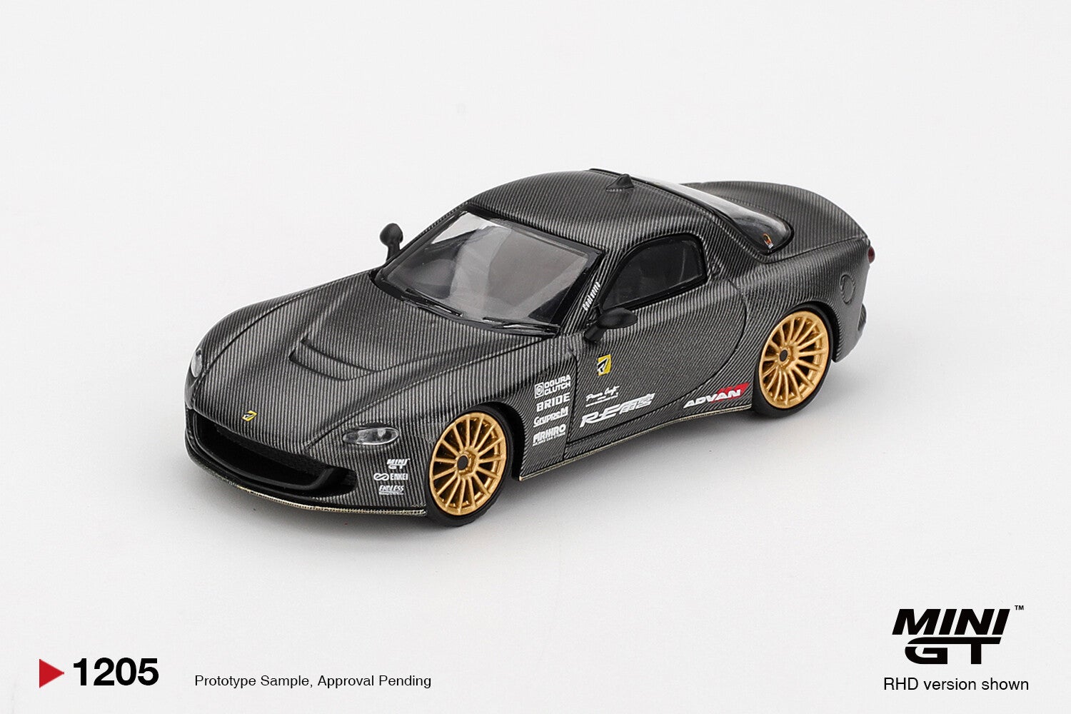 MINI GT 1/64 MAZDA RX-7 RE-AMEMIYA 2025 BEST TUNED CAR AWARD MATSUKIYO KOKU 3 ROTOR NA-7 TAS RHD