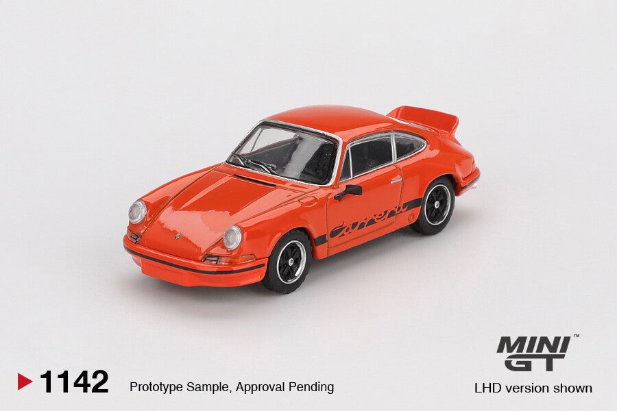 # PRE ORDER # MINI GT 1/64 PORSCHE 911 CARRERA RS 2.7 TANGERINE R.H.D