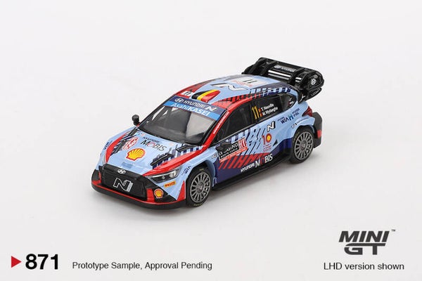 MINI GT HYUNDAI i20 HYBRID #11 2024 RALLY MONTE CARLO WINNER