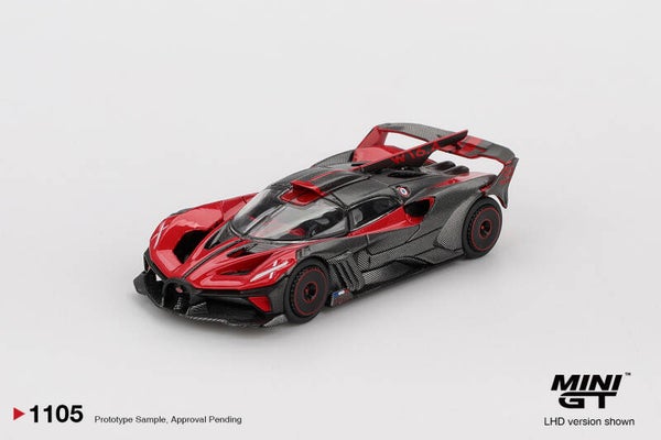 MINI GT 1/64 BUGATTI BOLIDE RED L.H.D